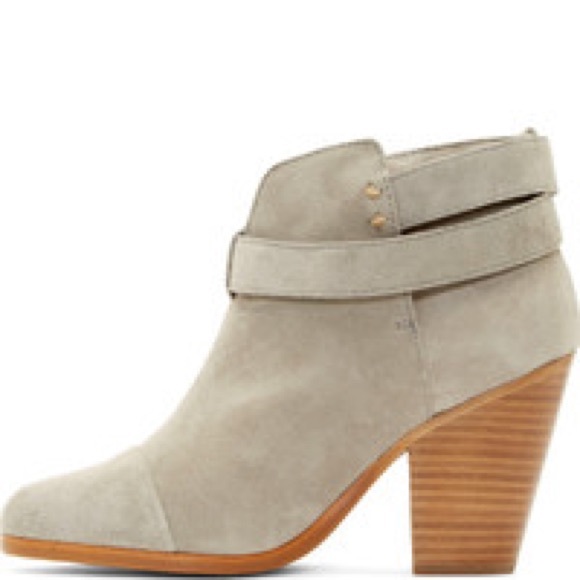 Rag&bone Grey Suede Harrow Ankle Boots